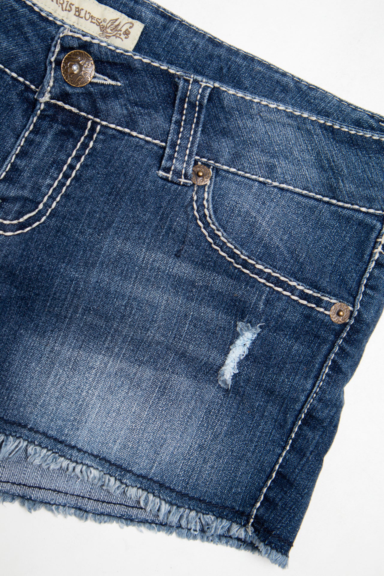 #106 Paris Blues Denim Shorts Blue | c. 204 | Size 10