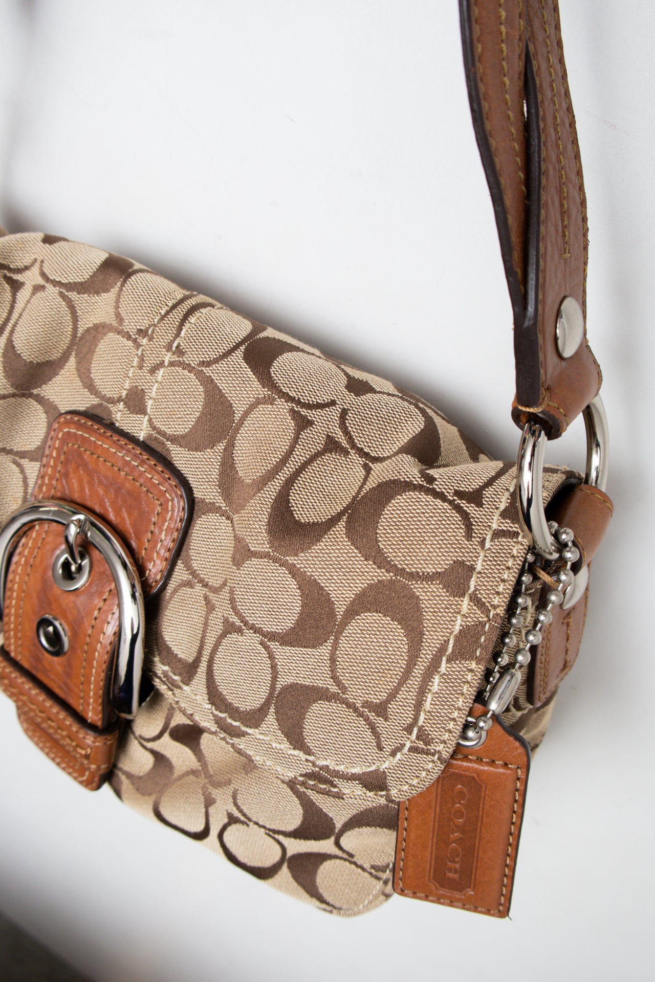 #179 Coach Shoulder Bag Brown | c. 202 | Size