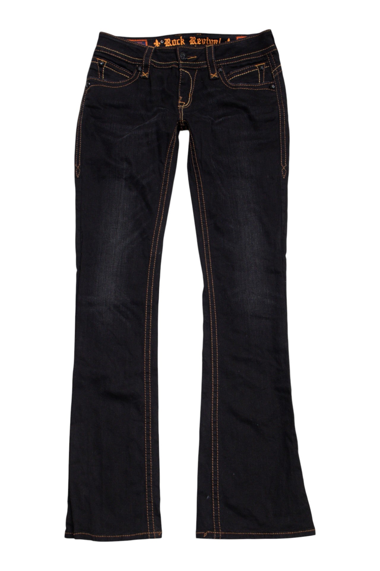 #028 Rock Revival Jeans Black | c. 206 | Size 10