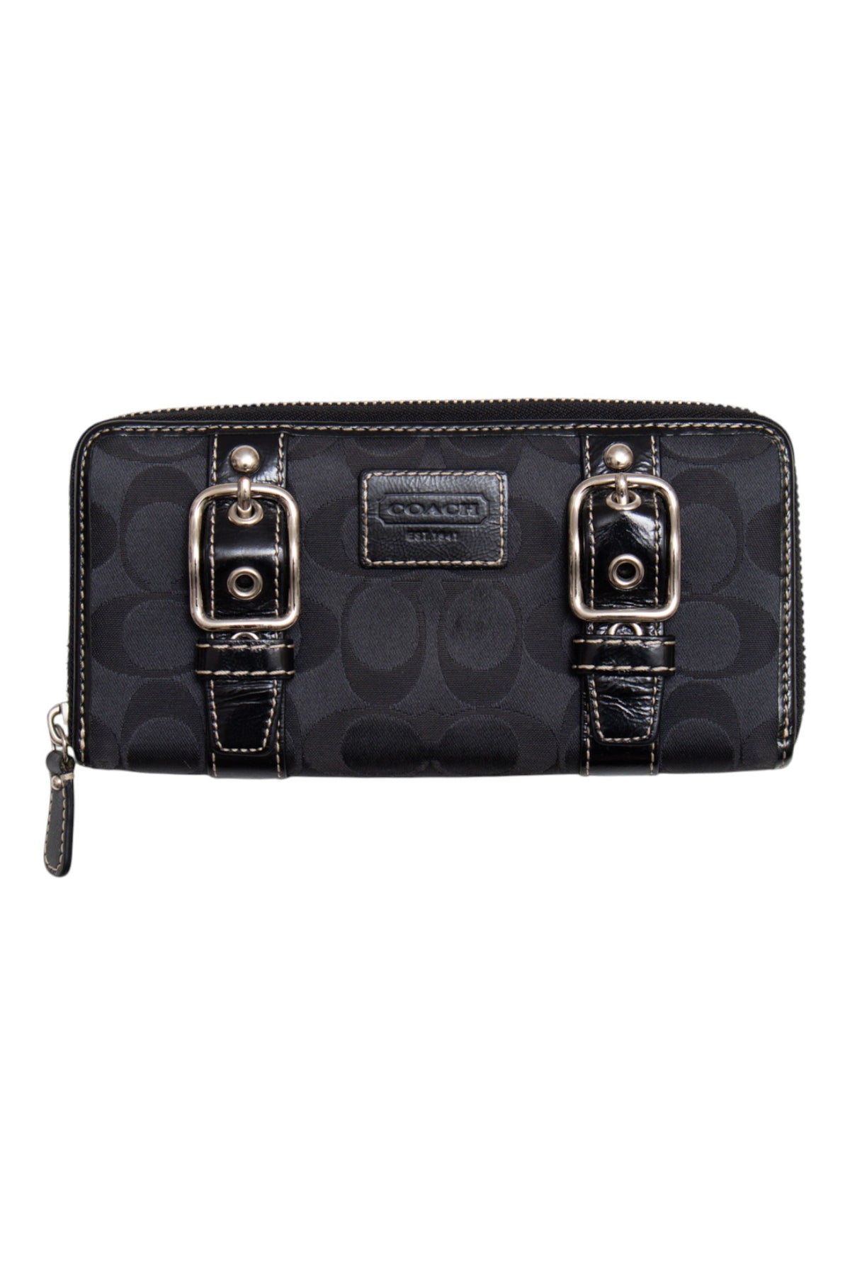 #006 Coach Wallet Black | c. | Size