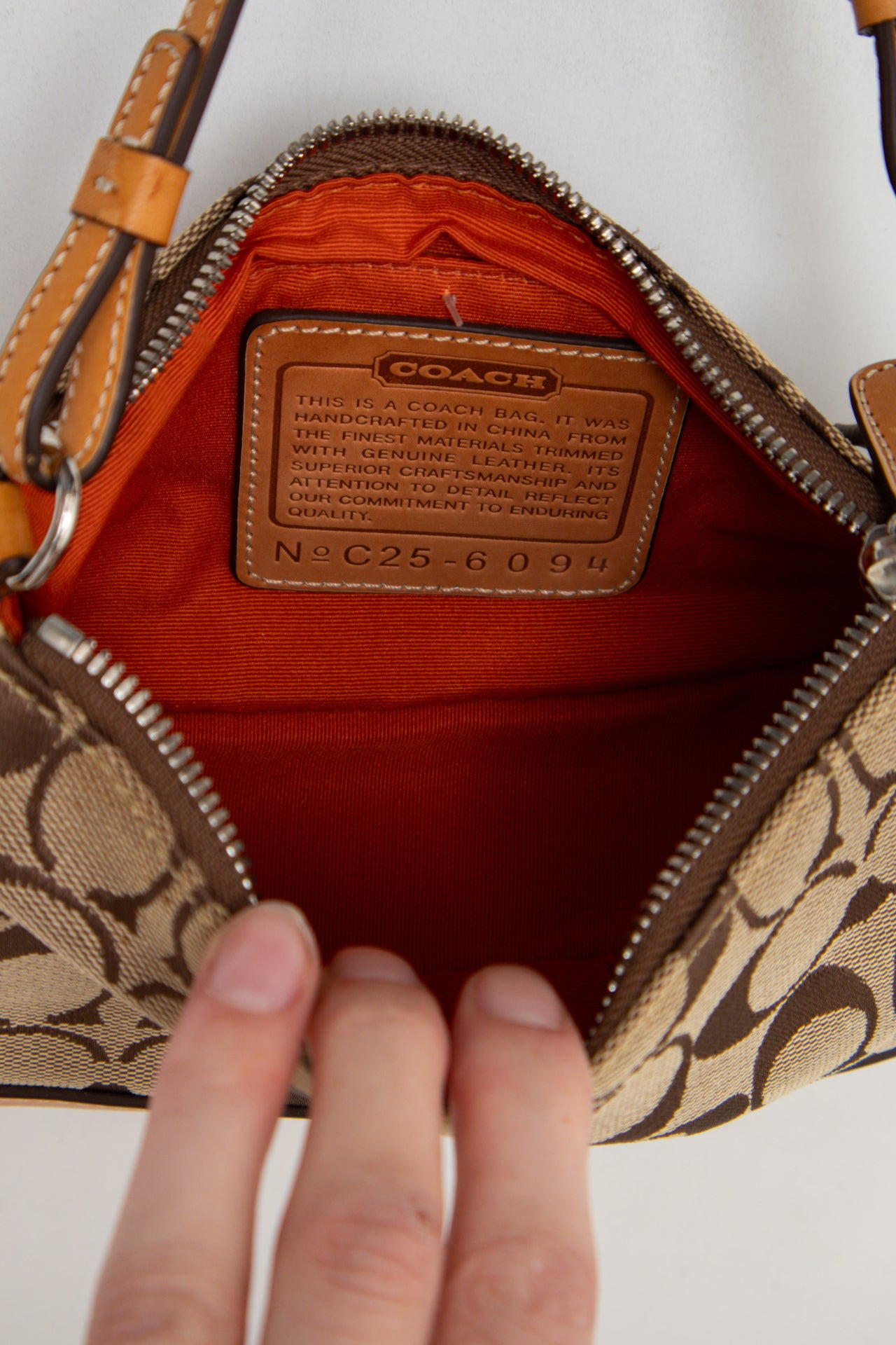 #164 Coach Shoulder Bag Brown | c. 187 | Size