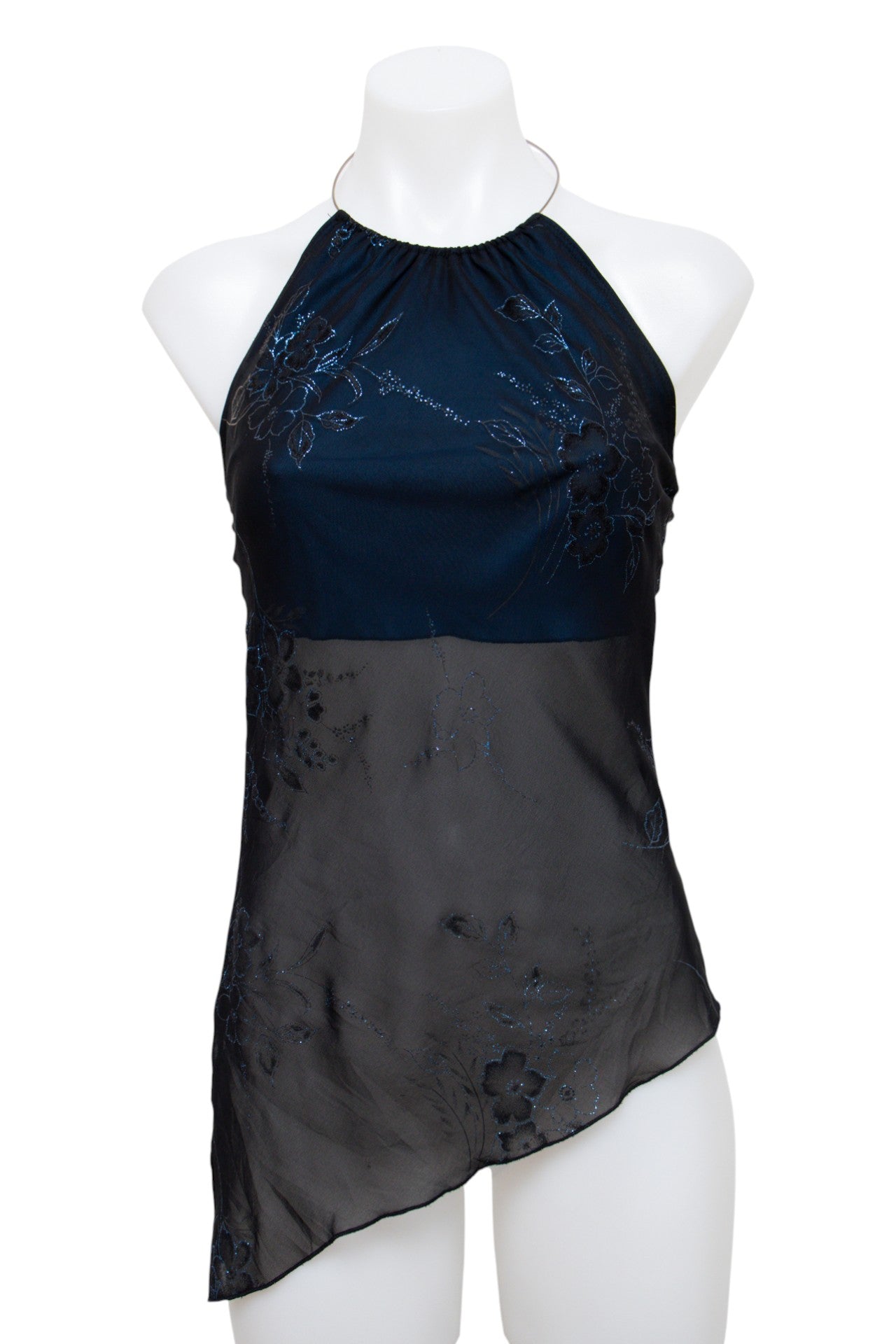 #024 Halter Top Black | c. 203 | Size 8