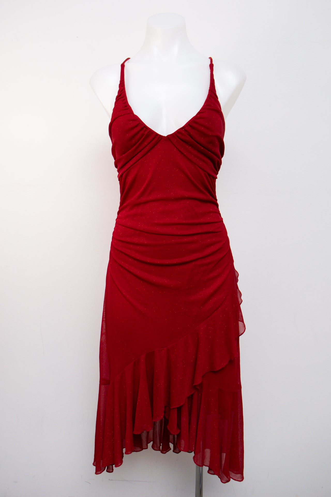 #158 City Triangles Dress Red | c. 205 | Size 10