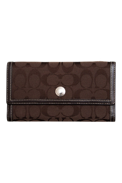 #005 Coach Wallet Brown | c. | Size