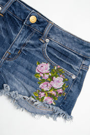 #137 American Eagle Outfitters Booty Short Blue | c. 210 | Size 6