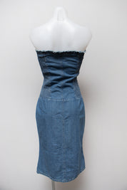 #131 MNG Denim Mini Skirt Blue | c. 190 | Size 10