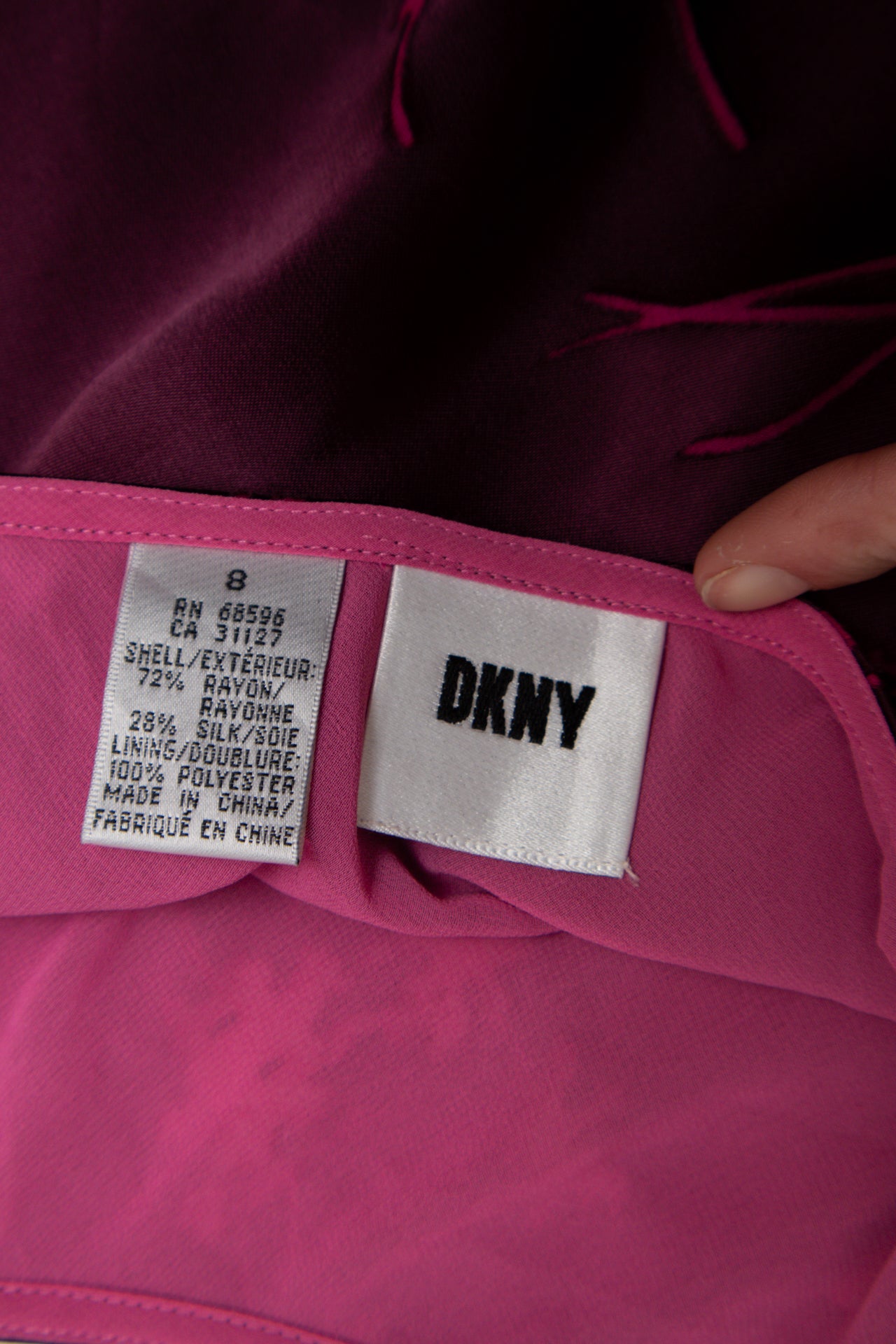 #152 Dkny Skirt Purple | c. 197 | Size 8