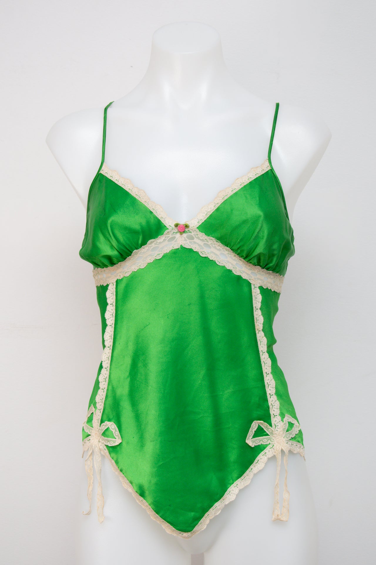 #020 Betsey Johnson Camisole Green | c. 199 | Size 10