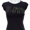 #94 Elite Models Fashion T-shirt Black | c. 196 | Size 6