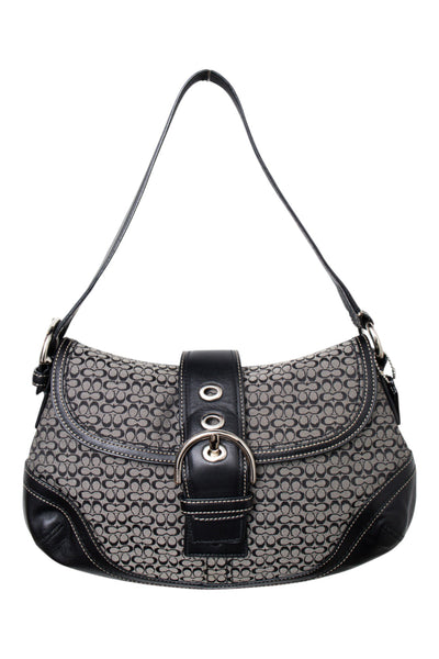 #217 Coach Shoulder Bag Black | c. 204 | Size