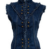 #93 Star Jeans Denim Top Blue | c. 193 | Size 10
