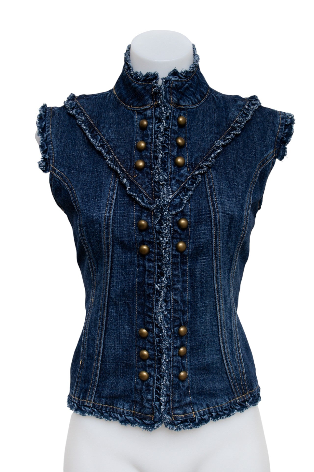 #93 Star Jeans Denim Top Blue | c. 193 | Size 10