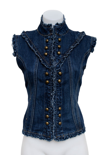 #93 Star Jeans Denim Top Blue | c. 193 | Size 10