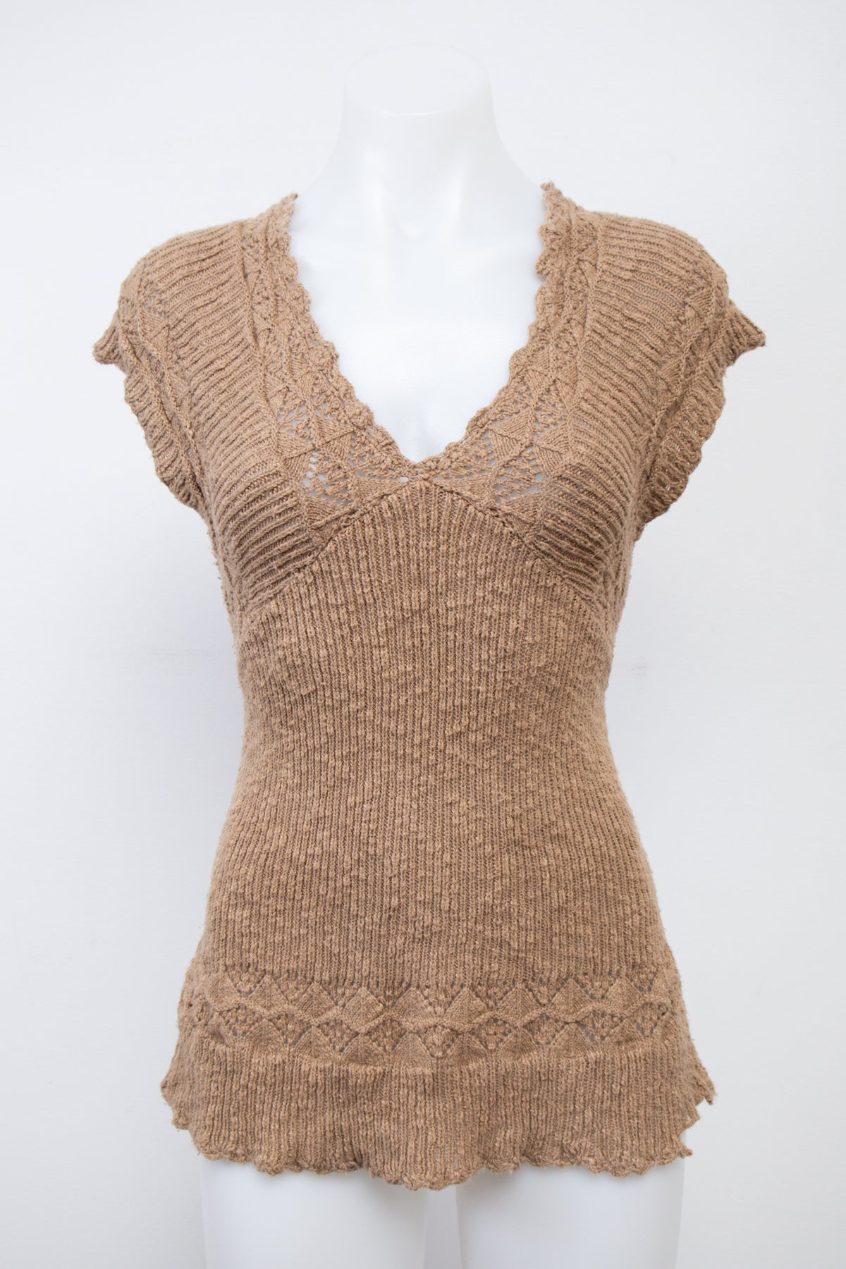 #095 Axcess A Liz Claiborne Company Camisole Top Brown | c. 207 | Size 10