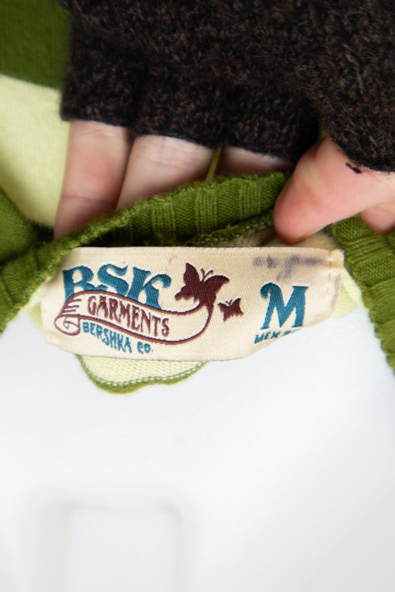 #053 Bsk Garments Tank Top Green | c. 202 | Size 8