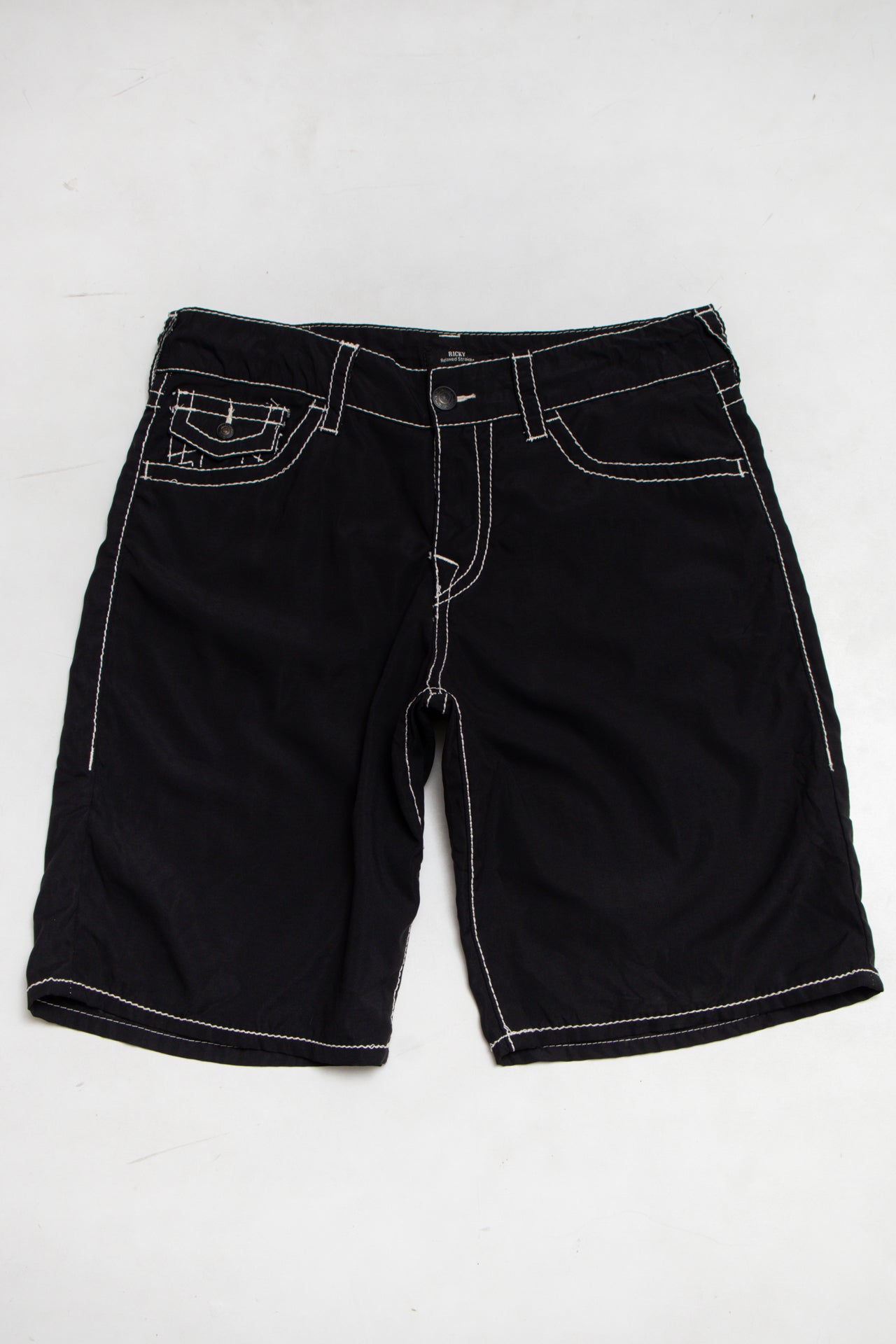 #60 True Religion Shorts Black | c. 186 | Size 12