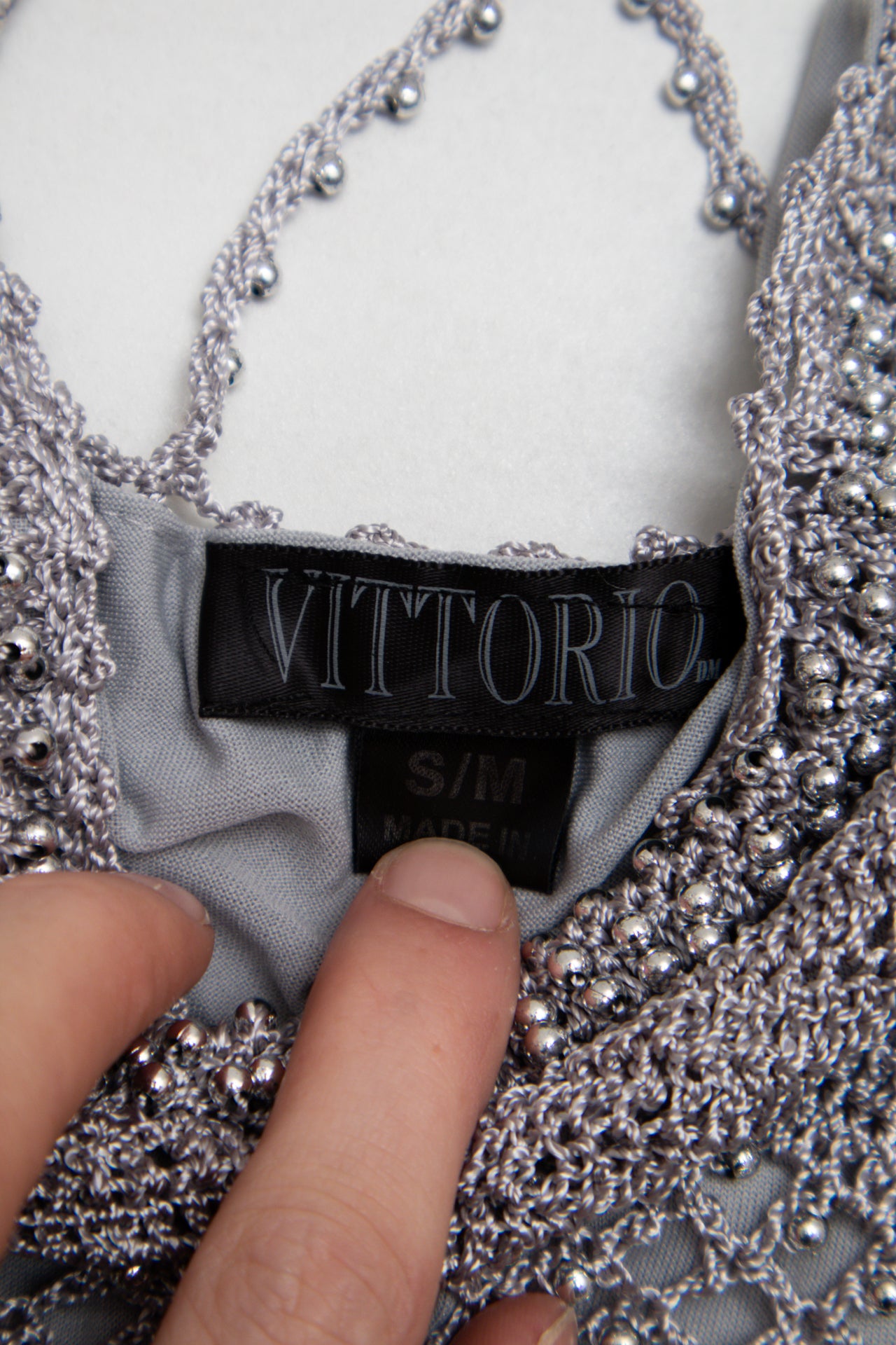 #121 Vittorio Camisole Top Silver | c. 197 | Size 4