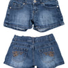 #153 Vanilla Denim Shorts Blue | c. 198 | Size 6