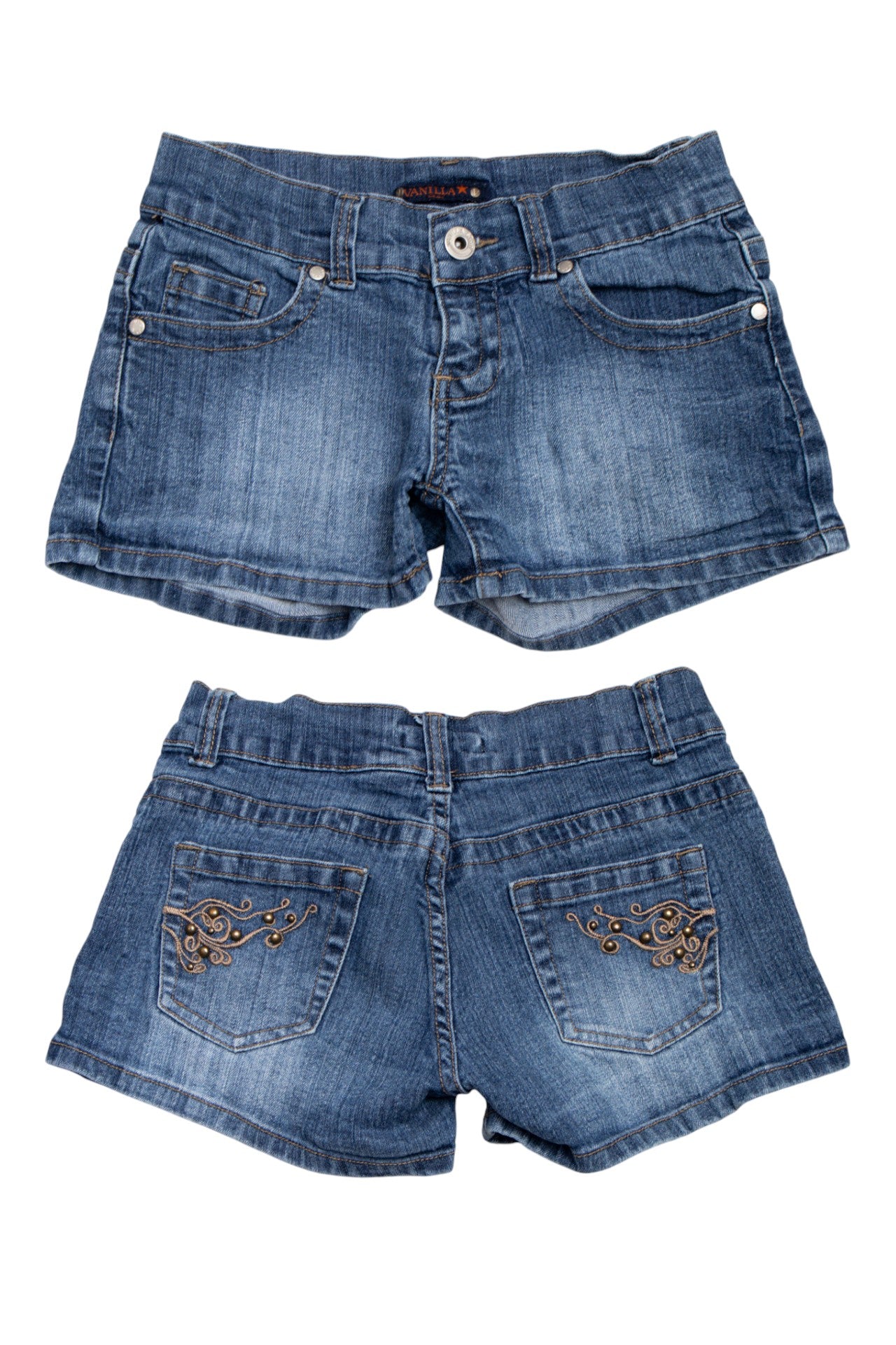 #153 Vanilla Denim Shorts Blue | c. 198 | Size 6