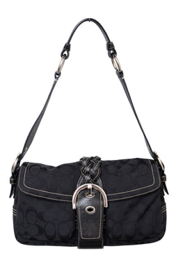 #180 Coach Shoulder Bag Black | c. 200 | Size