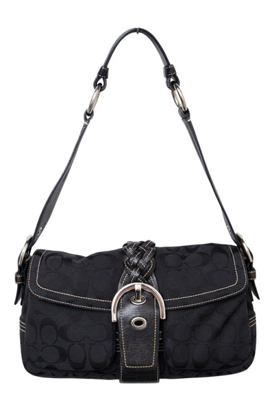 #180 Coach Shoulder Bag Black | c. 200 | Size