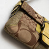 #185 Coach Flat Soho Bag Brown | c. 196 | Size
