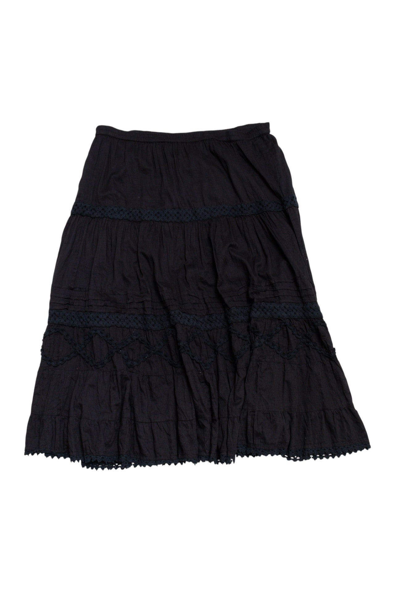 #179 Phool Skirt Black | c. 190 | Size 12/14