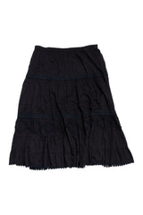#179 Phool Skirt Black | c. 190 | Size 12/14