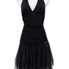 #162 Windsor Halter Top Black | c. 195 | Size 12