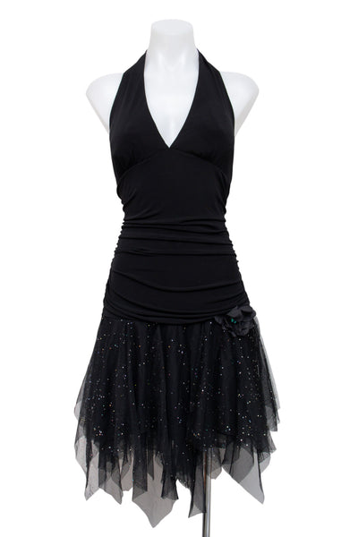 #162 Windsor Halter Top Black | c. 195 | Size 12