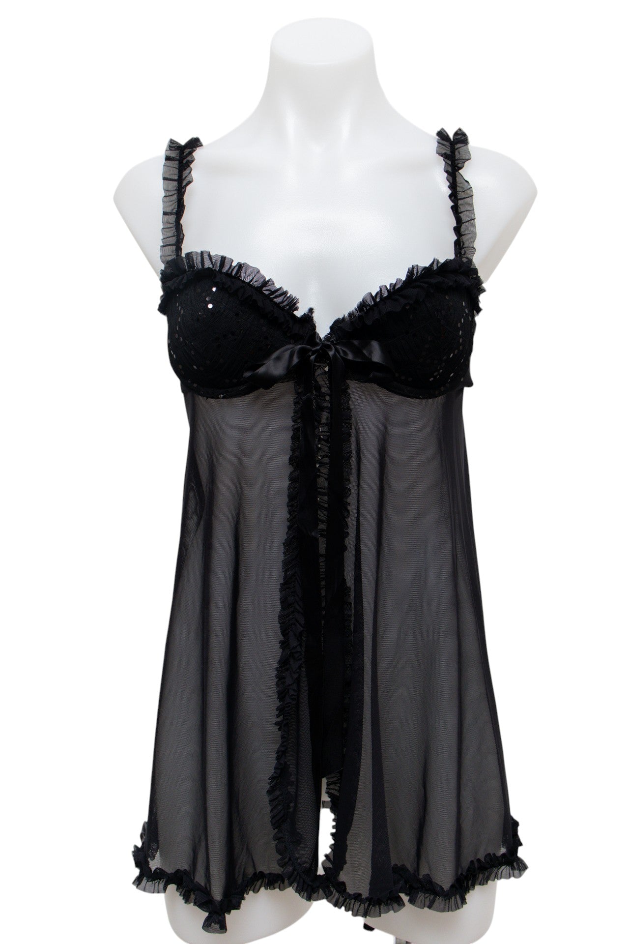 #62 Victoria's Secret Sexy Little Things Camisole Black | c. 185 | Size 10 / 14B