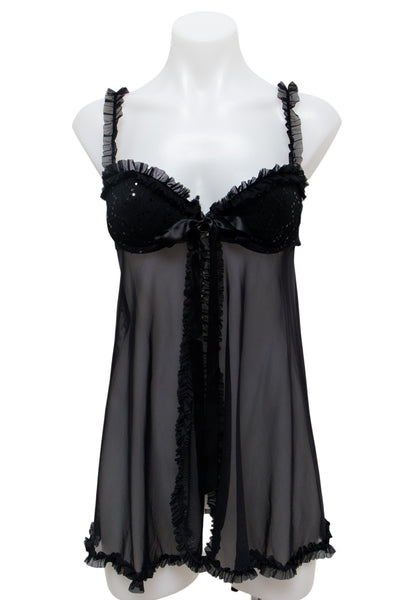#62 Victoria's Secret Sexy Little Things Camisole Black | c. 185 | Size 10 / 14B