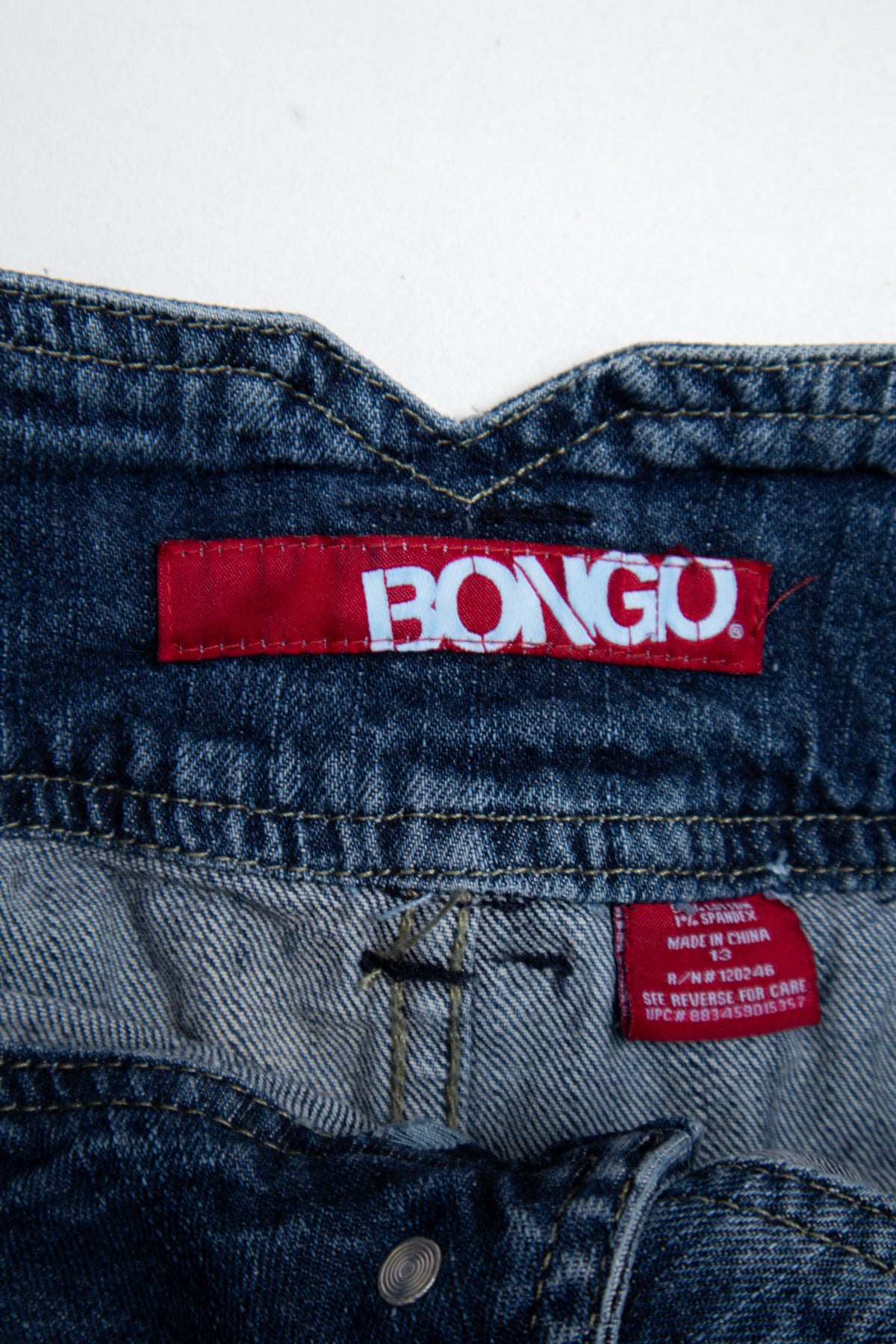 #155 Bongo Mini Skirt Blue | c. 209 | Size 12