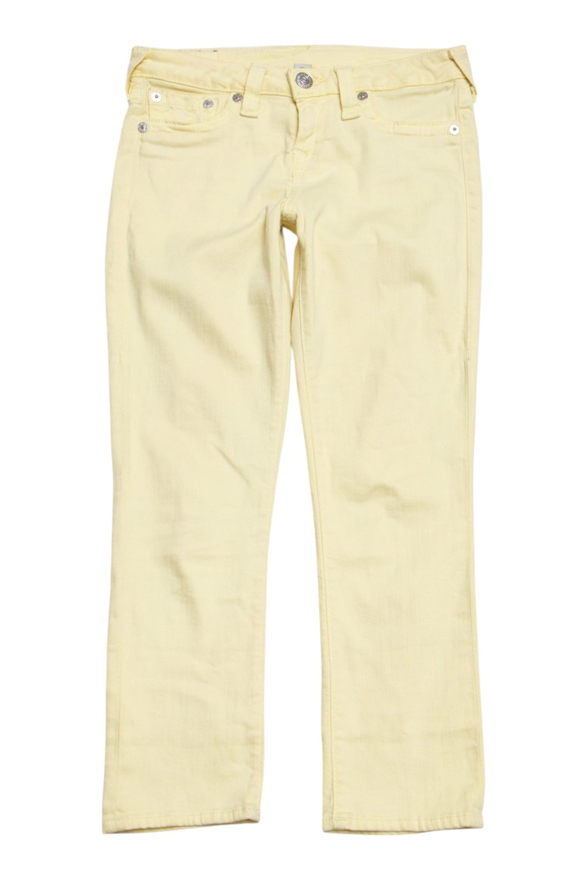 #085 True Religion Capris Yellow | c. 209 | Size 8