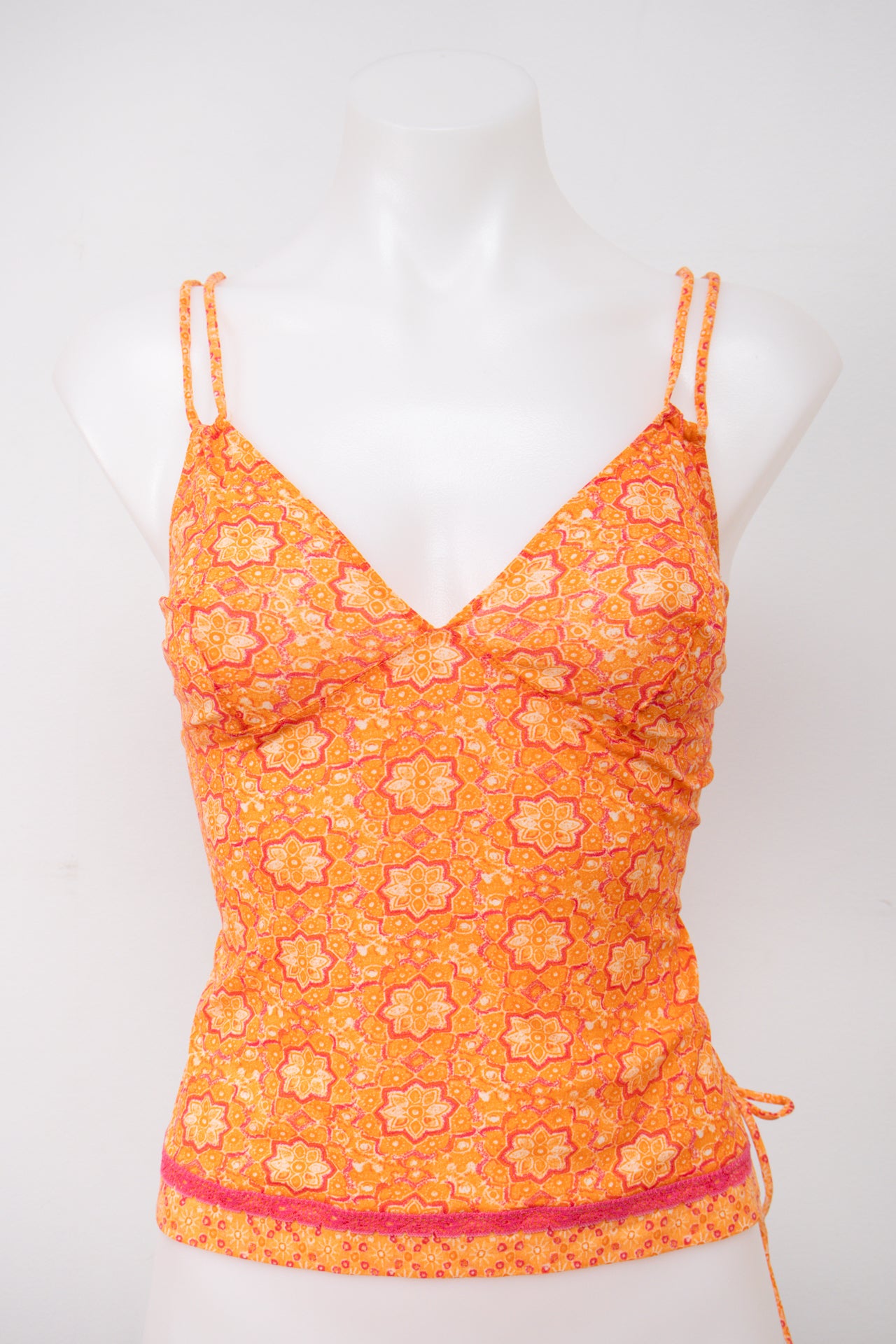 #19 Etam Cami Top Orange | c. 198 | Size 12