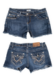 #104 Soundgirl Denim Shorts Blue | c. 204 | Size 6