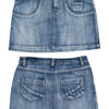 #195 l.a Lilues Skirt Blue | c. 194 | Size 10