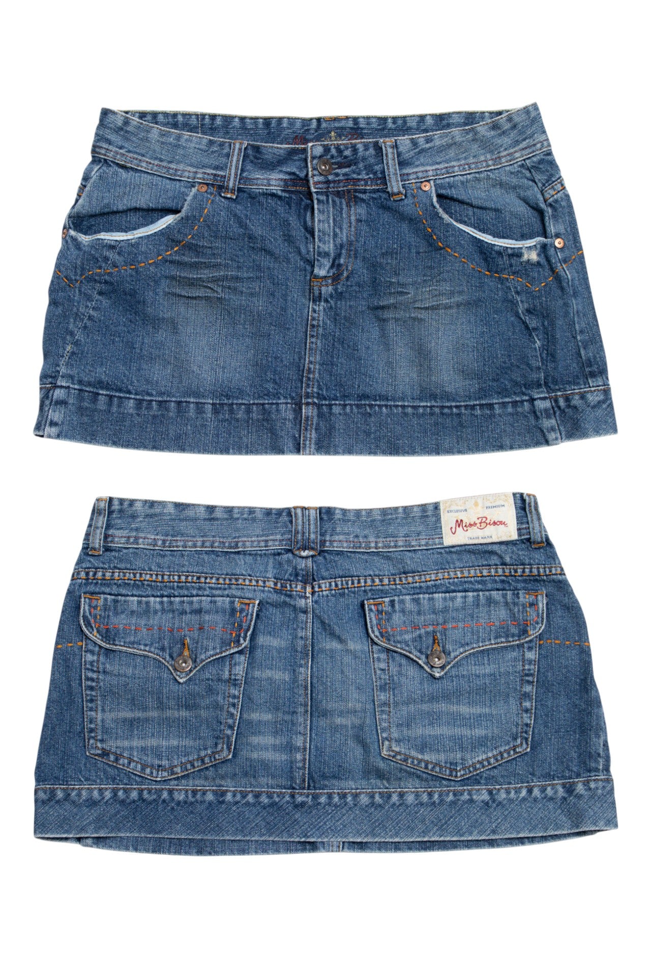 #154 Miss Bisou Mini Skirt Blue | c. 203 | Size 12