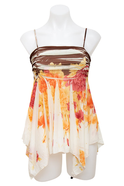 #96 M.k.m Mini Skirt White | c. 194 | Size 8