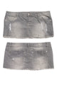 #148 Uk2la Denim Mini Skirt Gray | c. 200 | Size 12