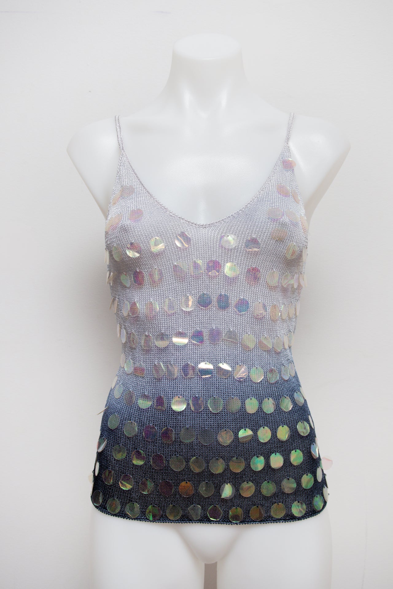 #26 Just De Pom Cami Top Silver | c. 190 | Size 8