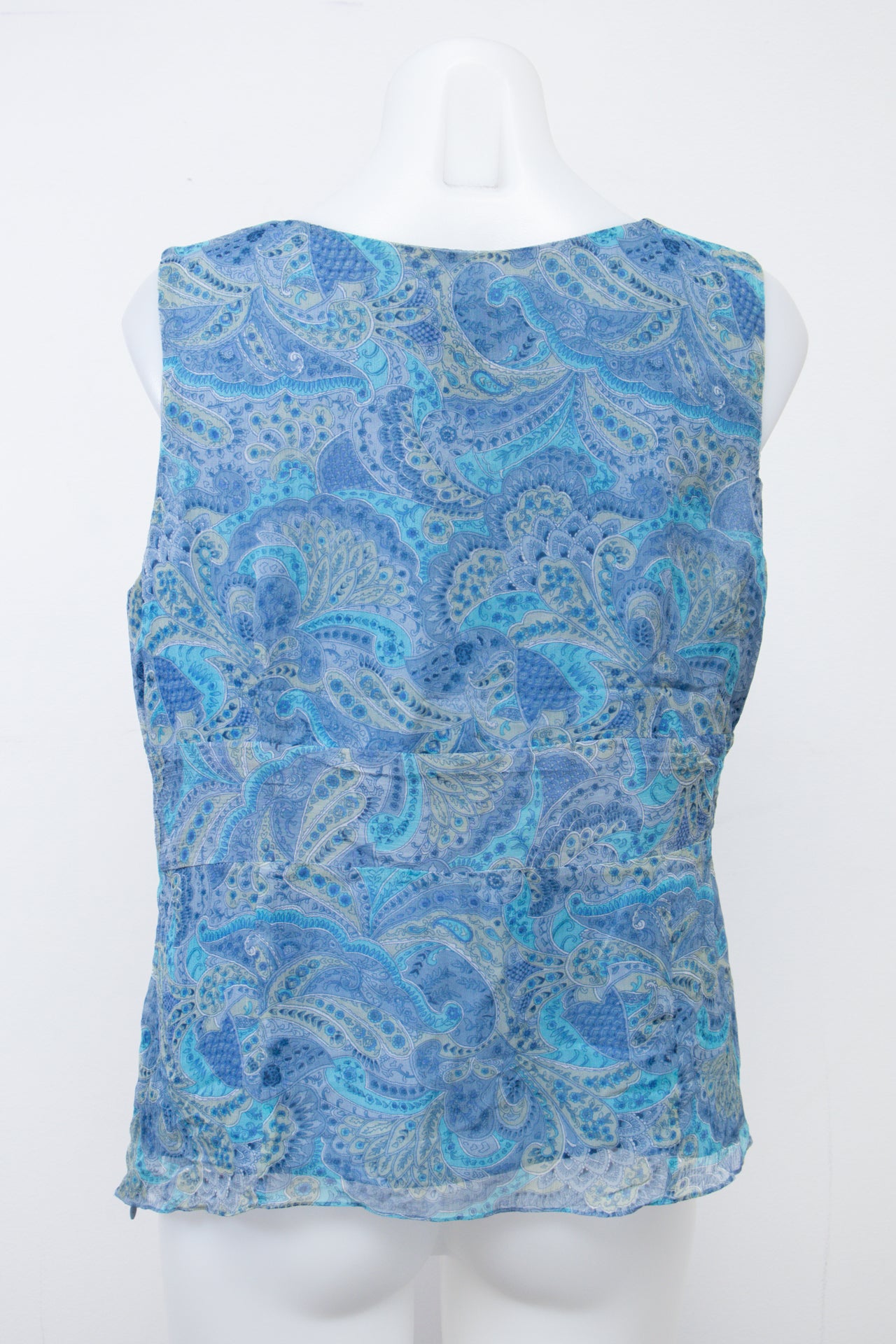 #082 Ny Collection Petite Cami Top Blue | c. 207 | Size 10