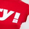 #70 Bsk T-shirt Red | c. 196 | Size 8