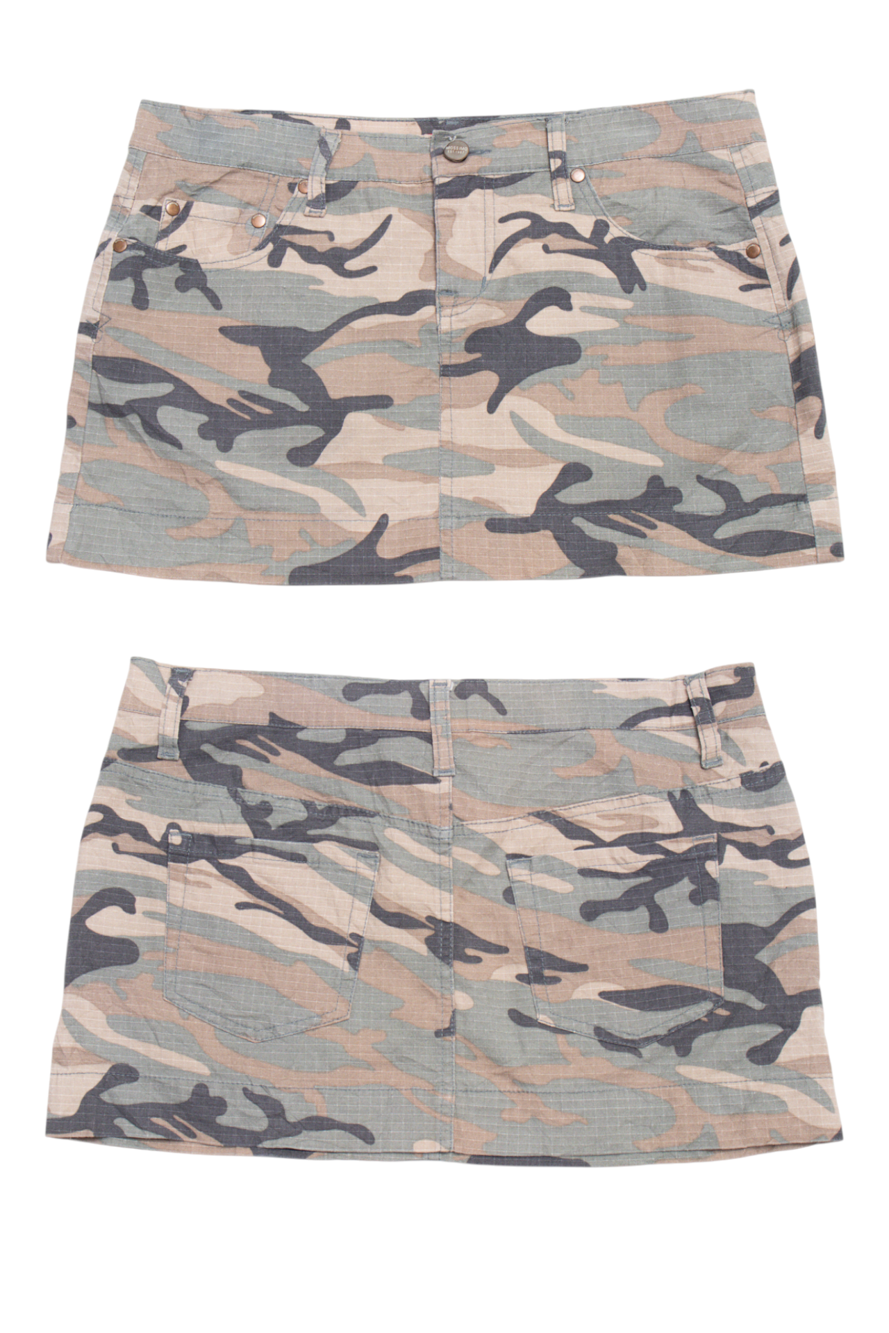 #069 Mossimo Mini Skirt Beige | c. 204 | Size 8