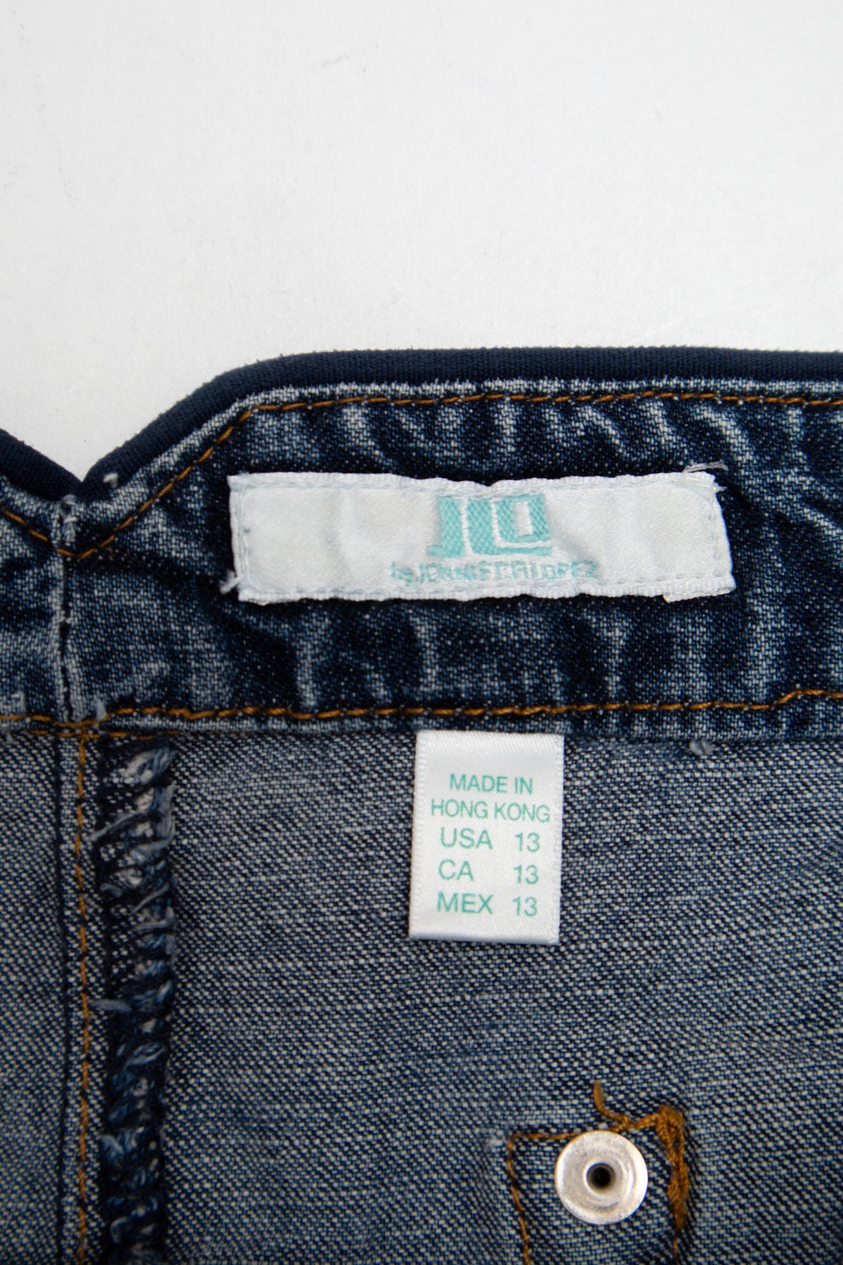 #058 10 Mini Skirt Blue | c. 204 | Size 14