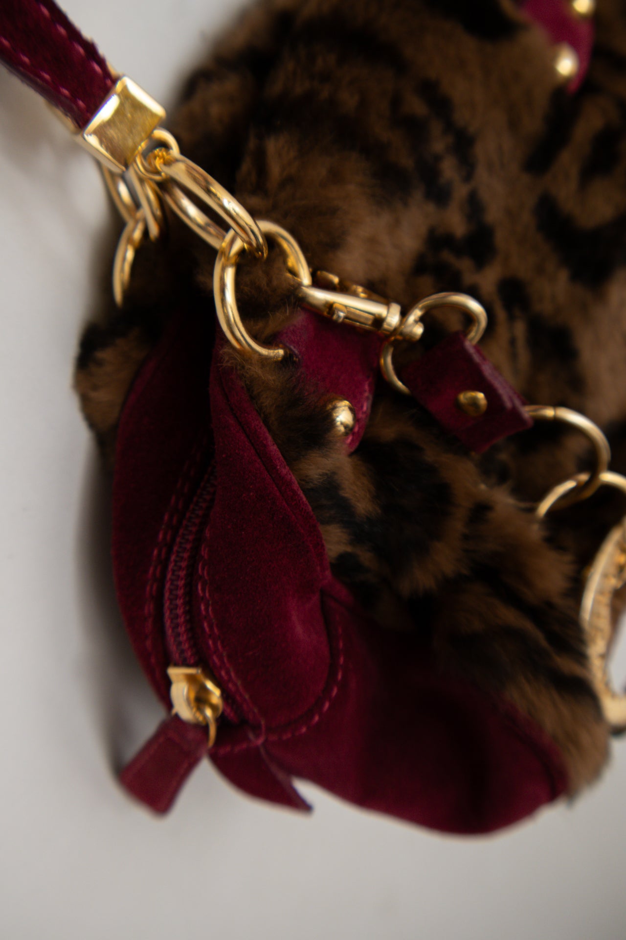 #160 Blugirl Blumarine Shoulder Bag Purple | c. 180 | Size
