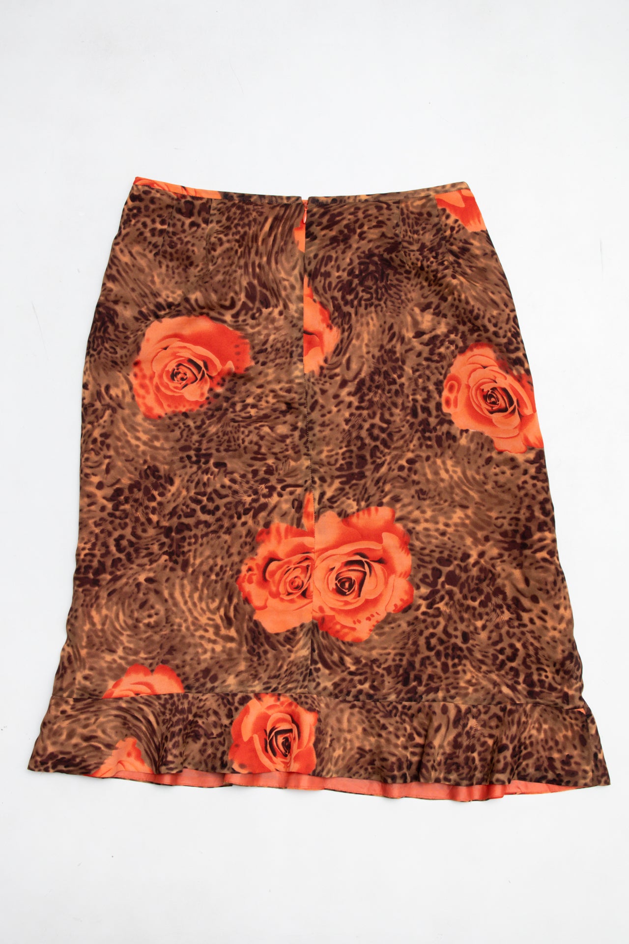 #090 Le Suit Long Skirt Brown | c. 213 | Size 16