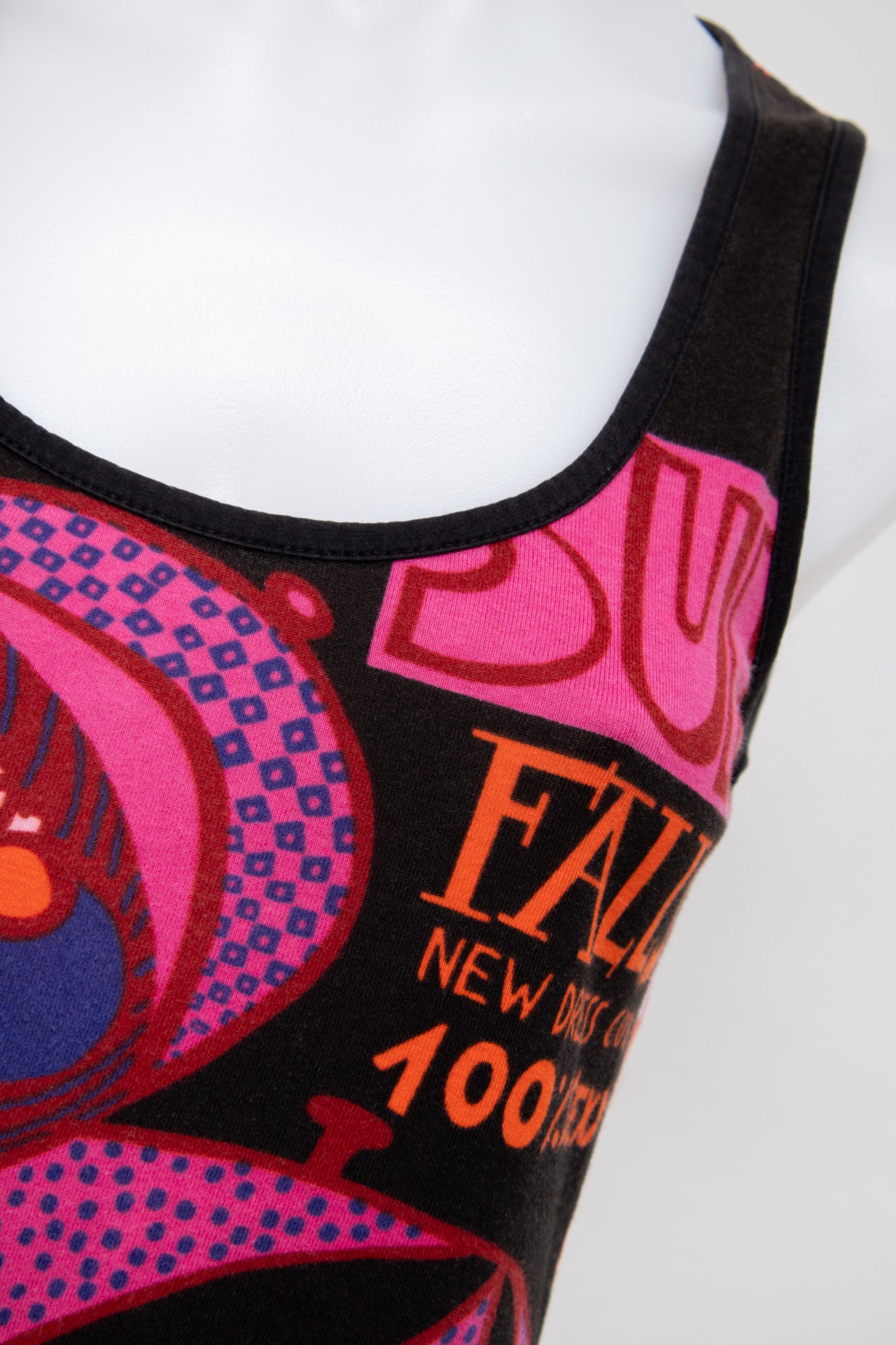 #08 Custo Barcelona Tank Top Black | c. 197 | Size 8