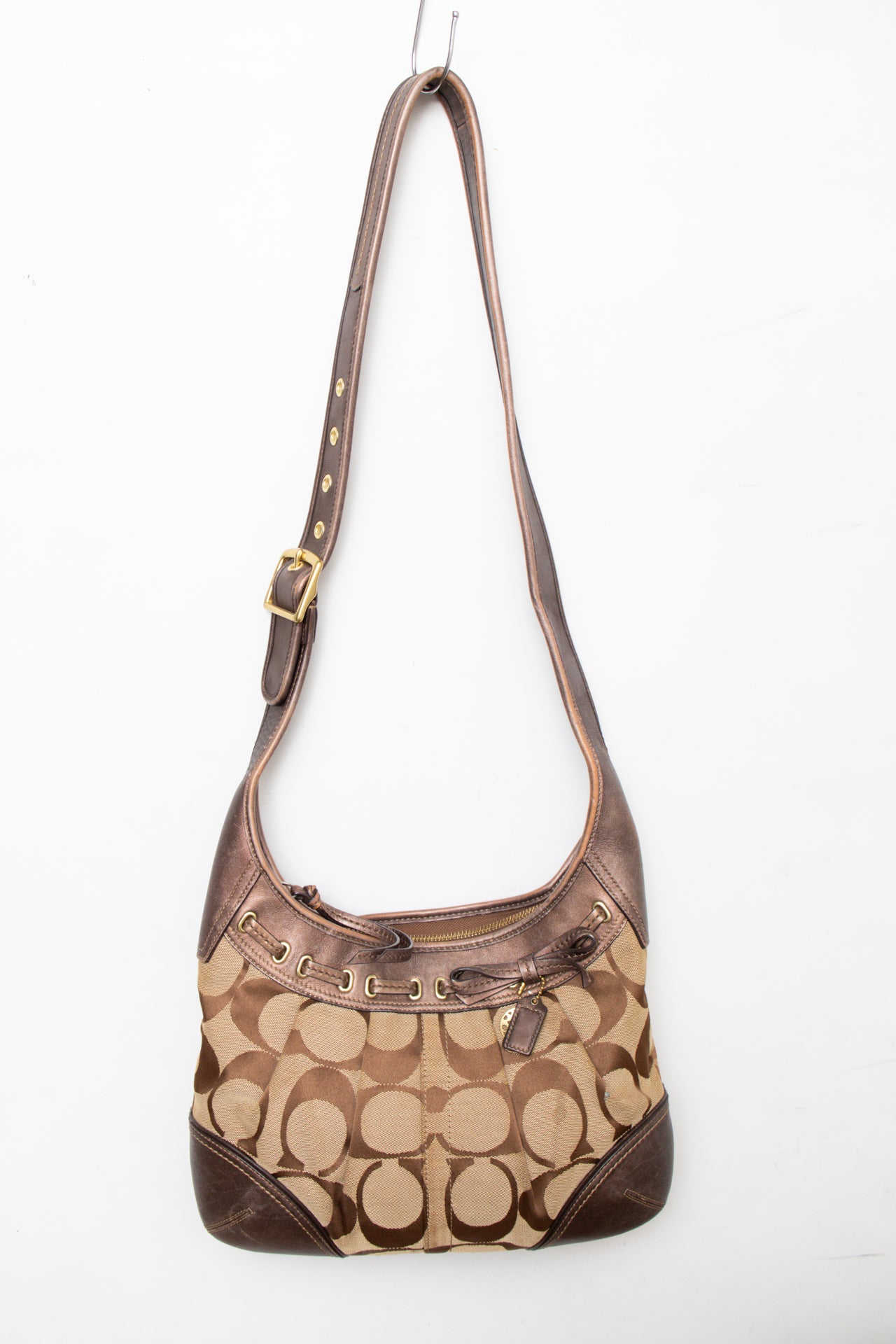 #178 Coach Shoulder Bag Brown | c. 206 | Size