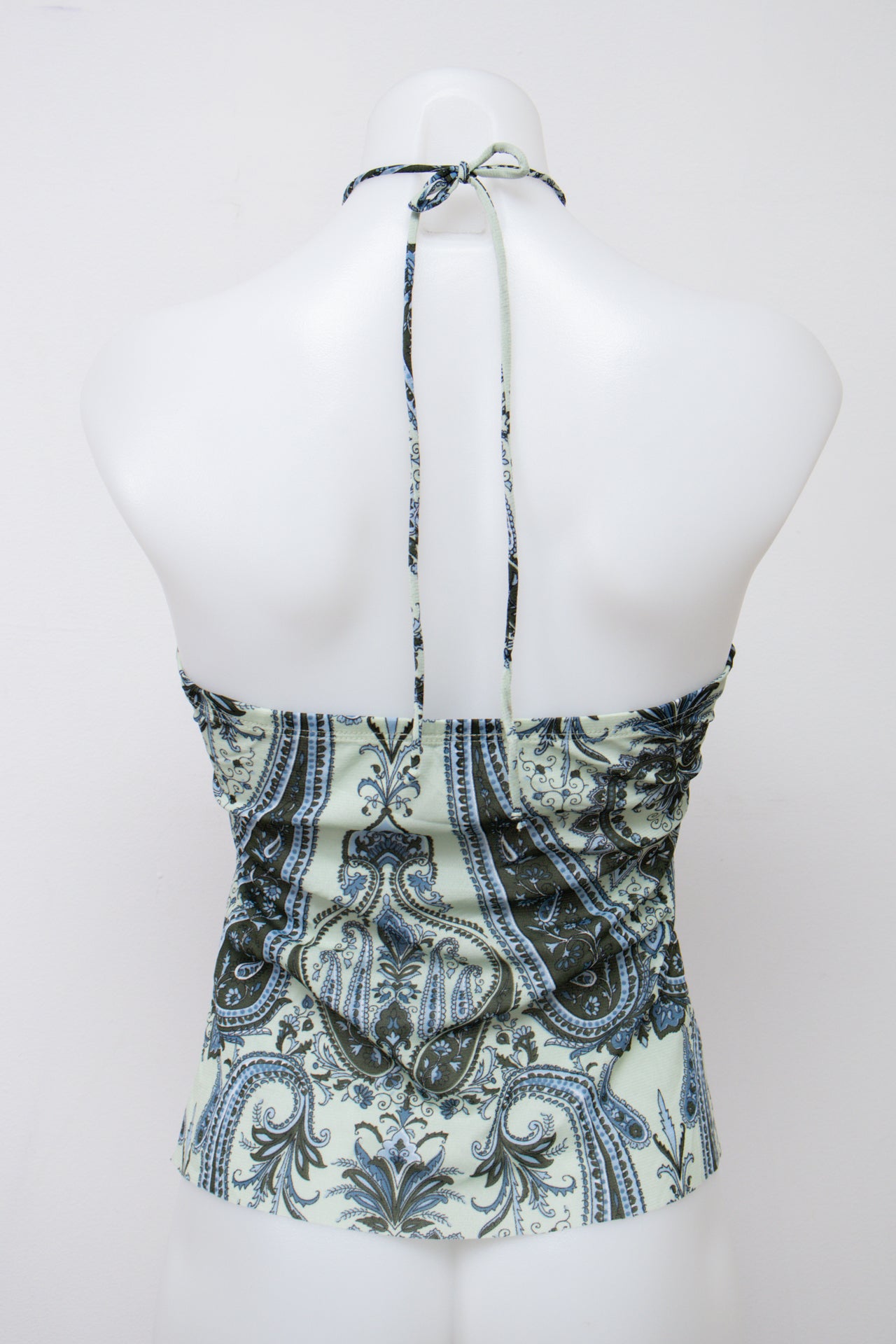 #001 Hot Kiss Halter Top Blue | c. 204 | Size 10